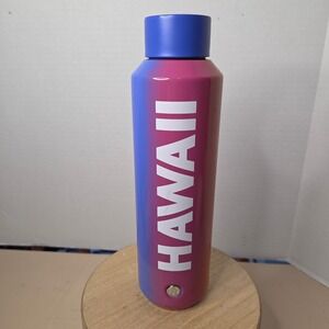 Starbucks Hawaii Collection "Sunset" Water Bottle Ombre Stainless Steel 20 oz